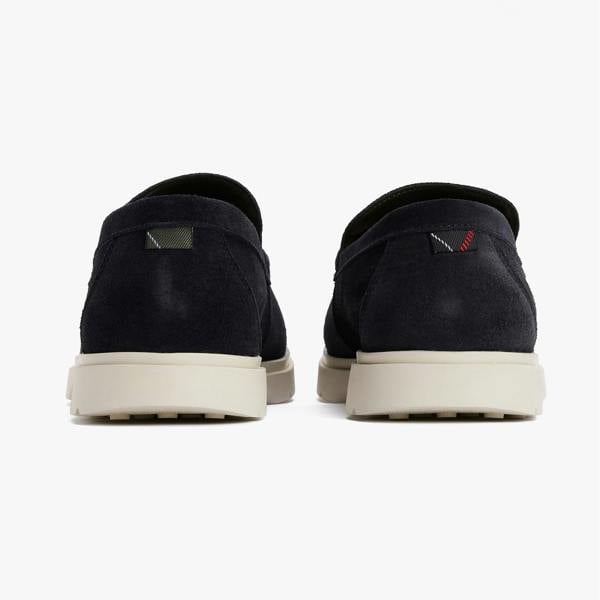 Barbour Barbour CARTY Mens Loafer Shoes Navy Suede