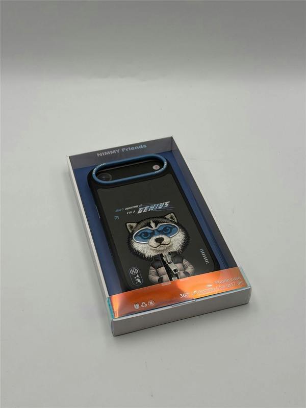 Nimmy Friends Nimmy Cool & Cute 2.0 Husky Case with MagSafe for iPhone 17 Air 6.5" Grey Blue - N-KMLL-IP17-AIR-017-A