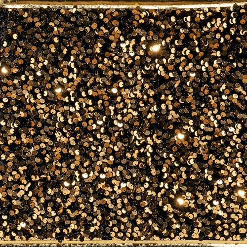 26.8 Inch Foldable Hexagon Christmas Tree Collar with Sequin Finish for Festive Tree Displays image 4