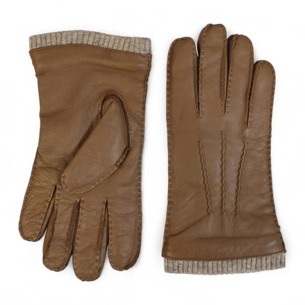 Infinity Leather Men’s Italian Leather Warm Wool Lining Winter Gloves - M-LGV-405
