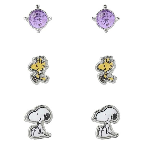 Character Watches Snoopy Earrings Gift Set SH00901RL-PH