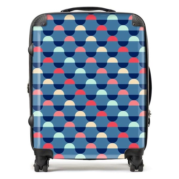 Warren Reed Geometric Pattern Suitcase