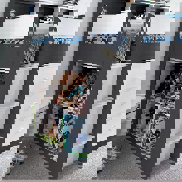 Bedmaster Ersa Mid Sleeper Storage Bed With Desk