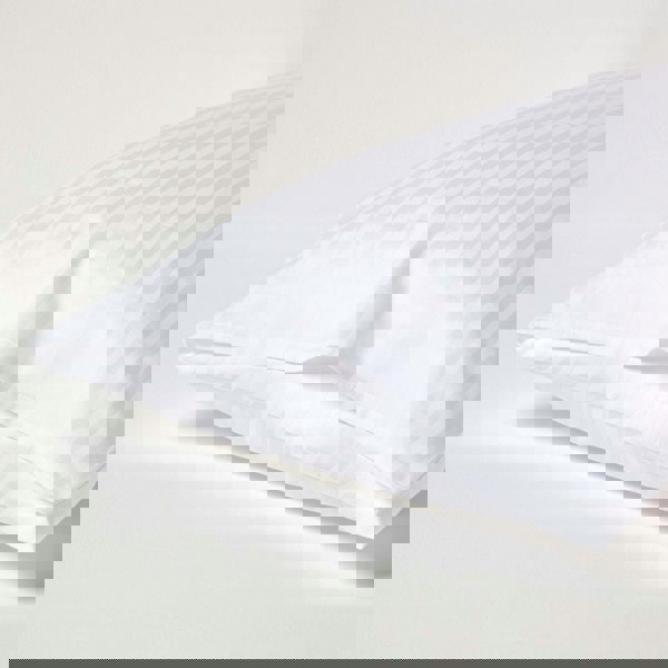 HOMESCAPES Silky 330 TC Egyptian Cotton Satin Stripe Housewife Pillowcase, King Size