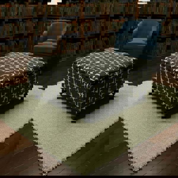 High-quality square toy storage ottoman for modern playrooms UK