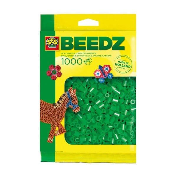 SES Creative Iron on Beads 1000 Green