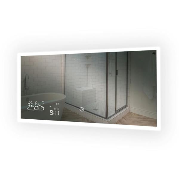 520W LED Backlit Mirrored Infrared Heating Panel - Electric Panel Heater