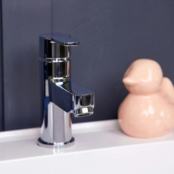 Flode Omberg Mono Basin Mixer Tap - Polished Chrome Finish