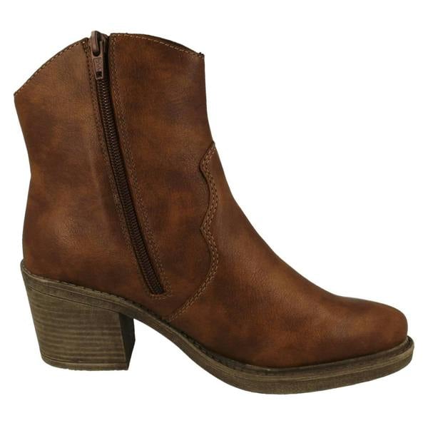 Rieker Ladies Rieker Rose Detail Ankle Boot Y1250