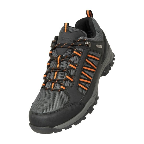 Mountain Warehouse Mens Path Waterproof Walking Shoes - Black