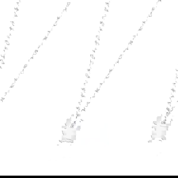 Australian Silky Terrier Silhouette Silver Necklace - Personalised - MYLEE London