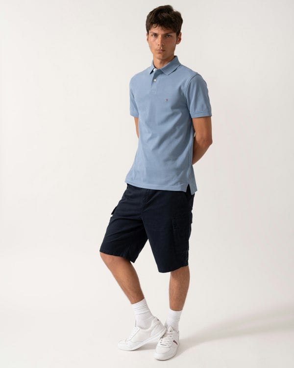 Tommy Hilfiger 1985 Regular Fit Mens Polo - Brisk Blue