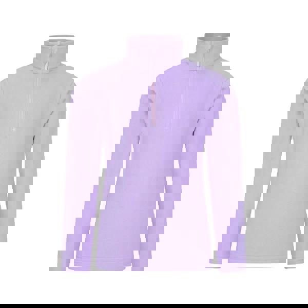 Mountain Warehouse Childrens/Kids Camber II Half Zip Fleece Jacket - Lilac