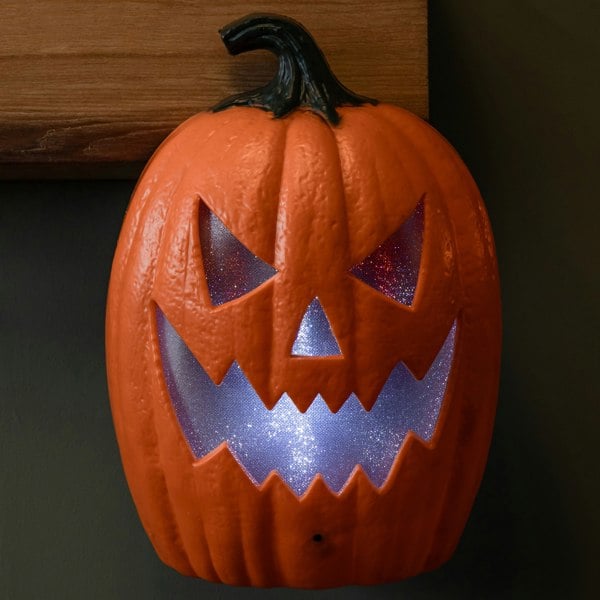 Samuel Alexander 22cm Battery Operated Light up Laughing Jack O' Lantern Halloween Decoration with LEDs
