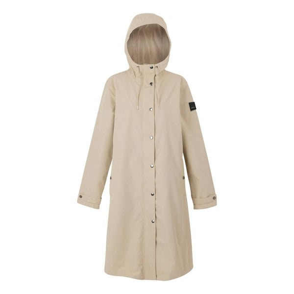 Regatta Womens/Ladies Reinna Long Length Waterproof Jacket - White Pepper