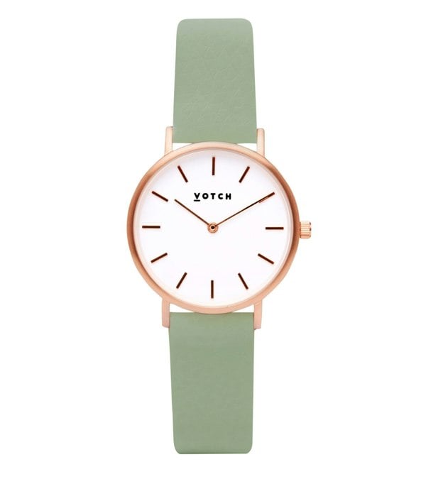 Votch Rose Gold & Sage Watch | Petite