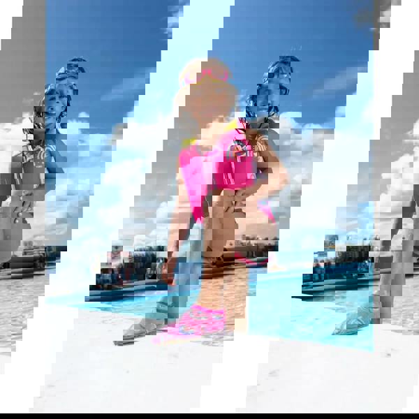 Zoggs Rainbow Magenta Kids Anti-Slip Pool Socks - Pink