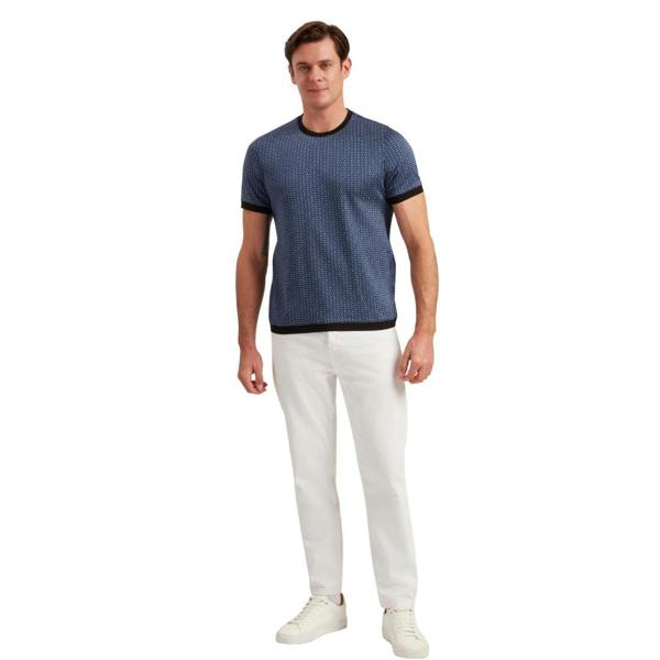Ted Baker MMB ALDANE SS Geometric Jacquard T Shirt 5