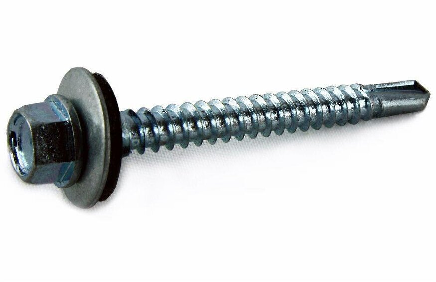 Fixaball Tech Cladding Self Drilling Screw High Thread EPDM Washer Light