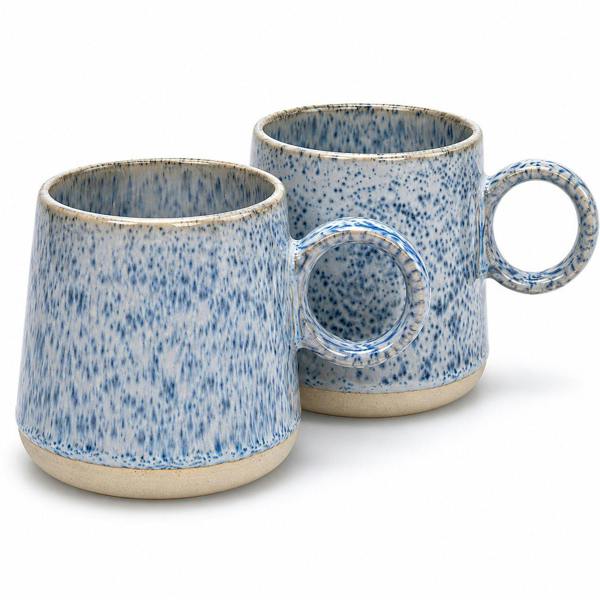 Blue Ceramic Coffee Mugs