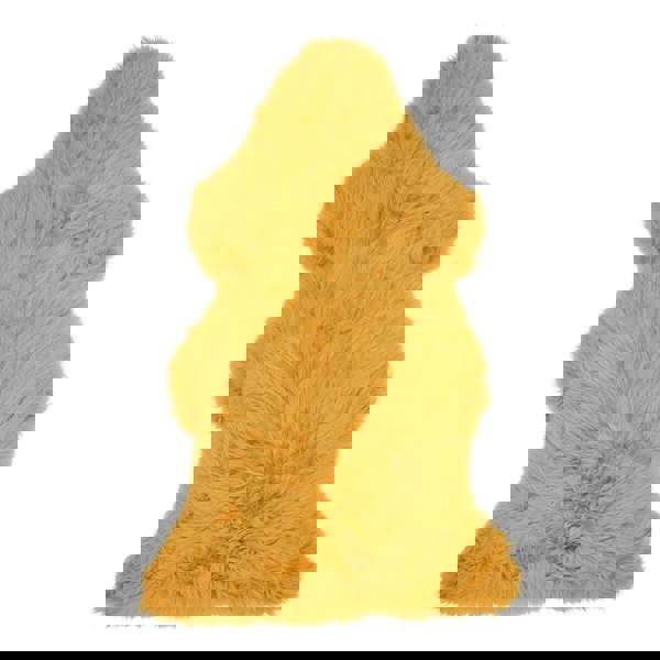 New Zealand Sheepskin | Long Wool | 115x60 cm Imperial Yellow