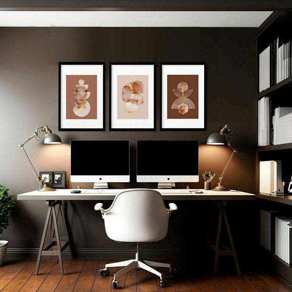 Prints for office | set of 3 framed wall art prints