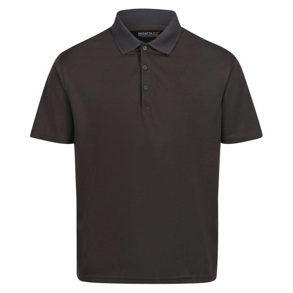 Regatta Mens Pro Moisture Wicking Polo Shirt - Seal Grey