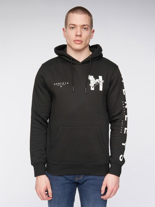 Henleys Kilhen Hoodie - Black