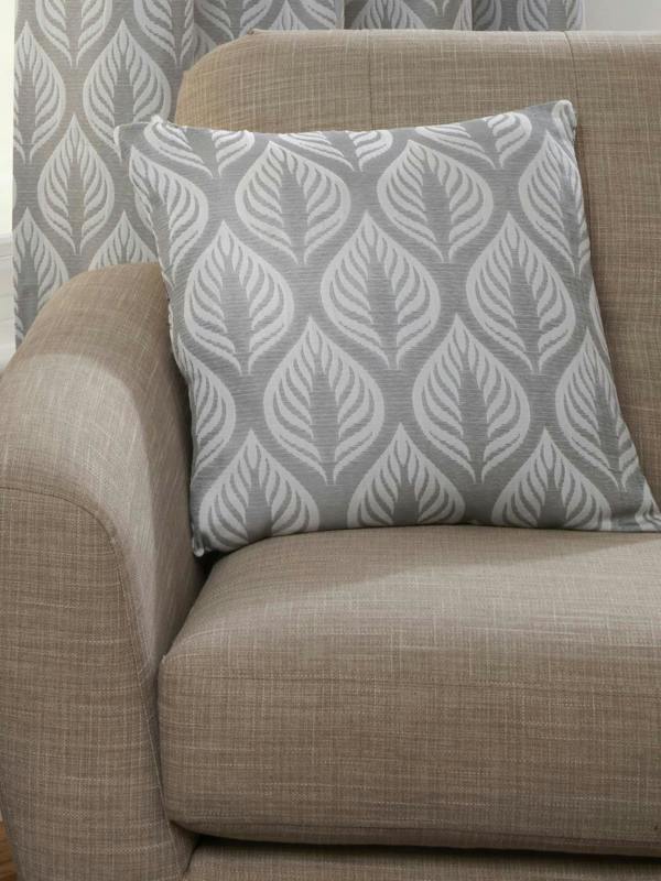 Kew Silver Cushion Cover 17 x 17"