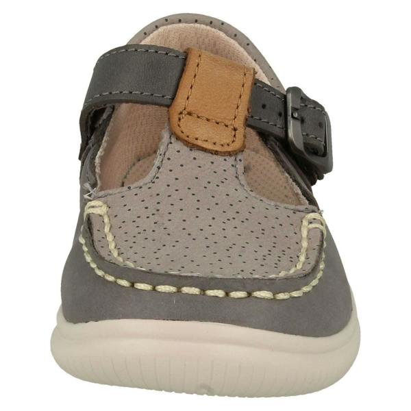 Clarks Girls Clarks Casual T-Bar Shoes Cloud Rosa