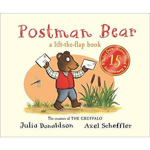 Julia Donaldson Tales From Acorn Wood Series 4 Books Collection Set (Postman Bear, Fox's Socks, Rabbit's Nap, Hide-and-Seek Pig)