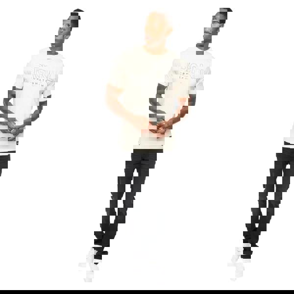 Crosshatch Mens Carrimoore T-Shirt - Off White - 