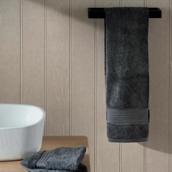 Smoke Egyptian Cotton Towels bedroom detail 2 | Soak and Sleep