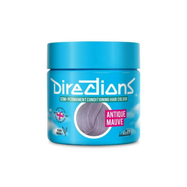 Directions 4 x La Riche Directions Semi-Permanent Hair Color 100ml Tubs - Antique Mauve