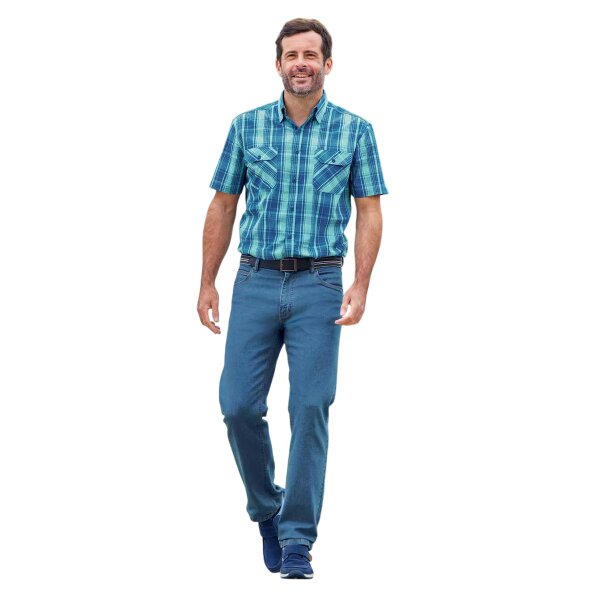 Atlas For Men Mens Regular Jeans - Blue - Blue - 38R - 98% Cotton/2% Elastane