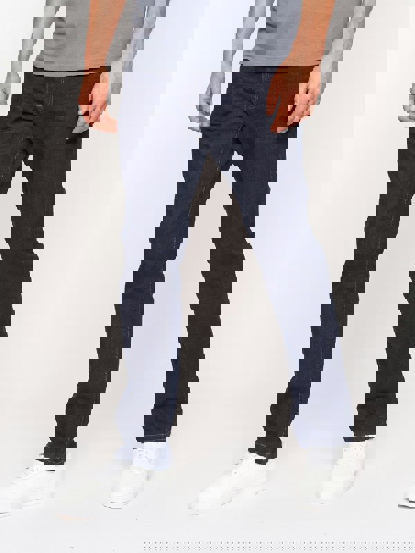 Crosshatch Cadman Straight Jeans Raw Wash