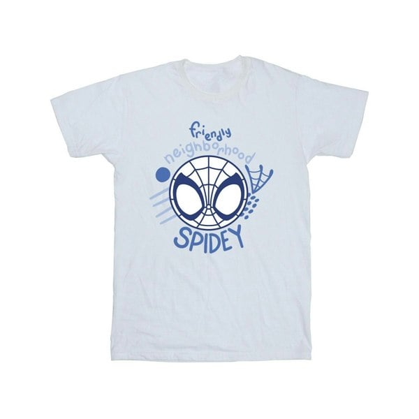 Marvel Boys Spidey And His Amazing Friends Neighbourhood T-Shirt - White