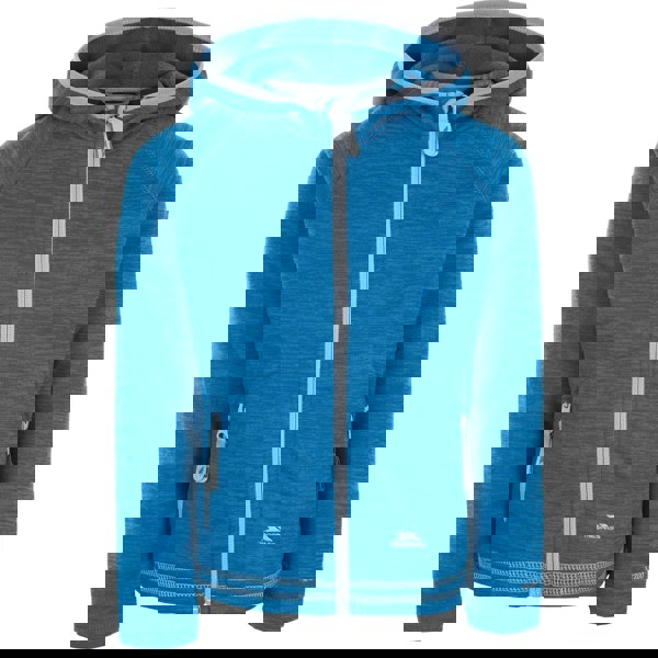 Trespass Girls Goodness Airtrap Fleece Hoodie - Cosmic Blue