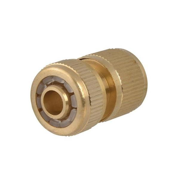 Faithfull Brass Female Water Stop Connector 12.5mm (1/2in) - Multi Colour - 