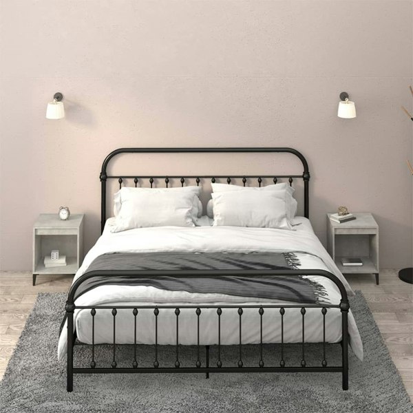 Berkfield Bedside Cabinets 2 pcs Concrete Grey 40x35x50 cm