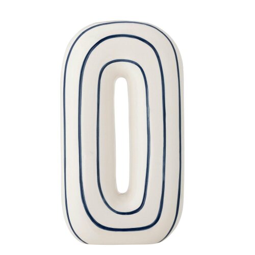 Love Frankie Blue Circles Statement Vase