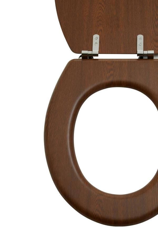 Maison by Premier Brooks Dark Toilet Seat