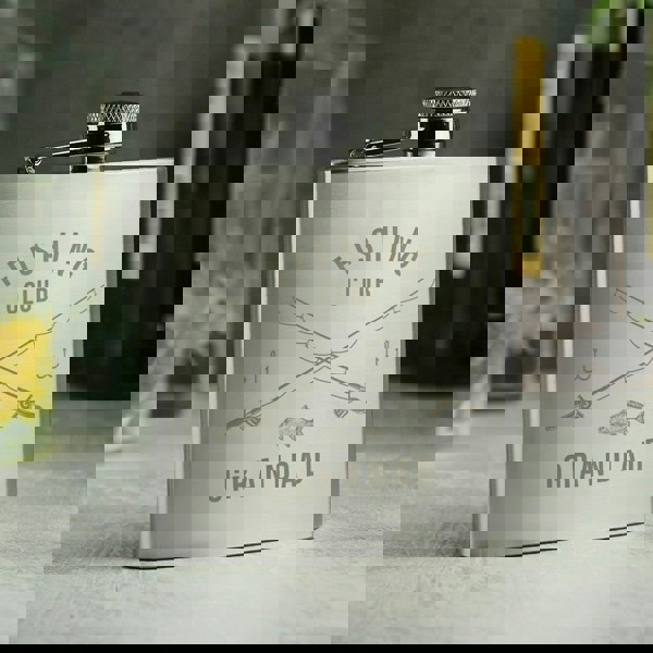 Personalised Memento Company Personalised Fishing Hip Flask