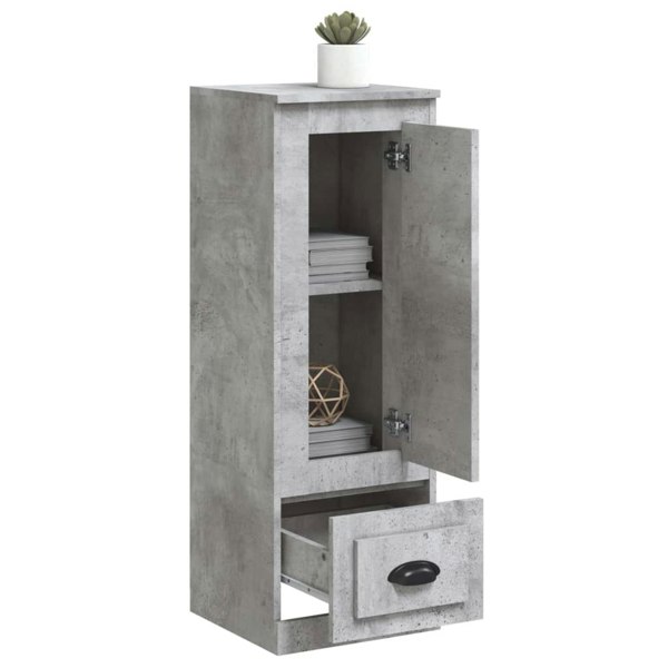Berkfield Highboard Concrete Grey 36x35.5x103.5 cm Engineered Wood
