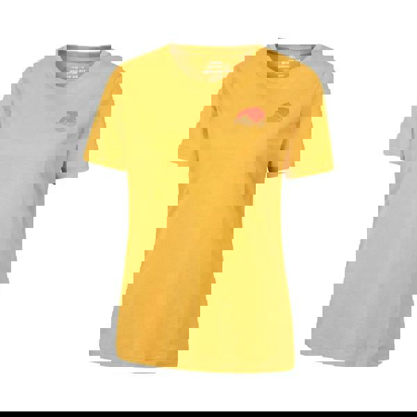 Mountain Warehouse Womens/Ladies Sunset Back Print T-Shirt - Mustard - 