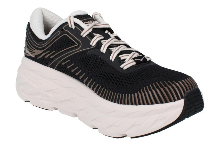 Hoka One Bondi 7 Womens Running Trainers 1110519 Shoes  BCKRS