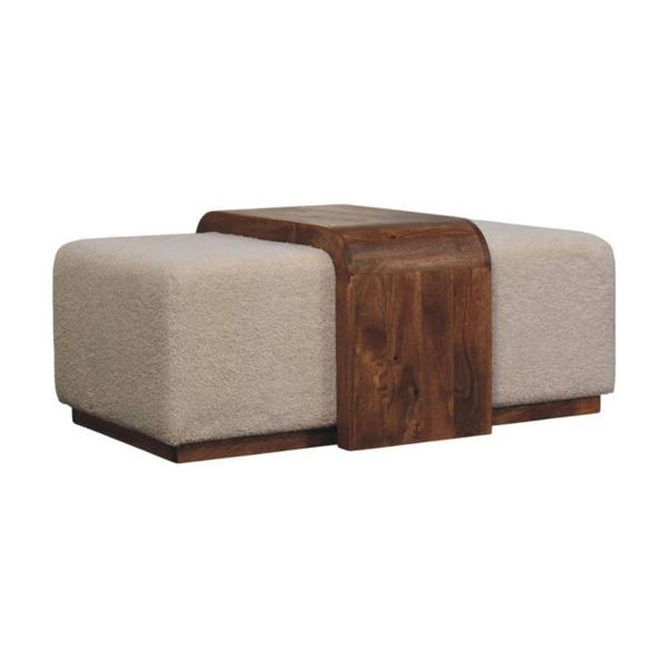 Artisan Furniture Solid Wood Arden Bench Duo