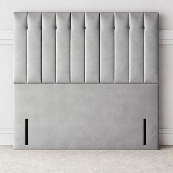 Great British Beds Montgomery Headboard - Silver Plush