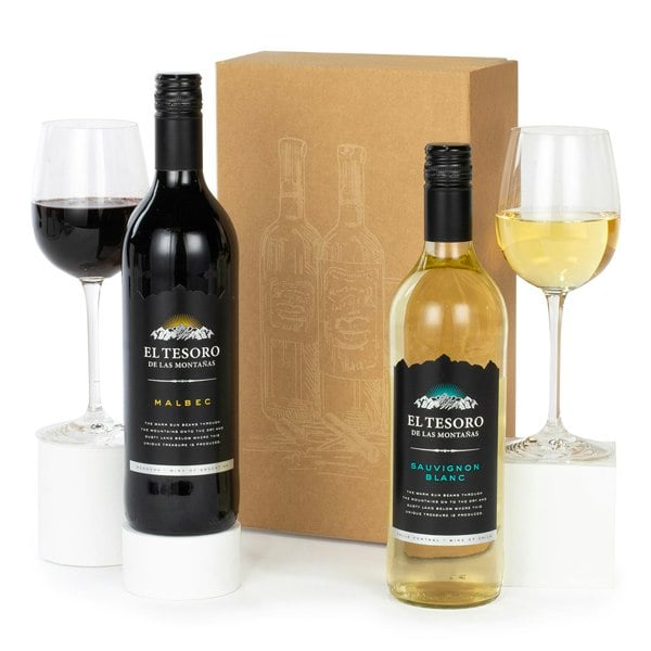 Virginia Hayward Wine Duet Gift Set - Malbec & Sauvignon Wine Hamper