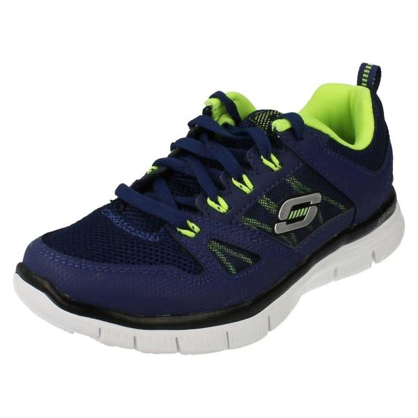 Skechers Boys Skechers Casual Lace Up Trainers Flex Advantage 95521